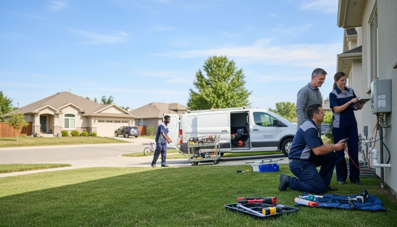 Tankless water heater service in Leakey, TX